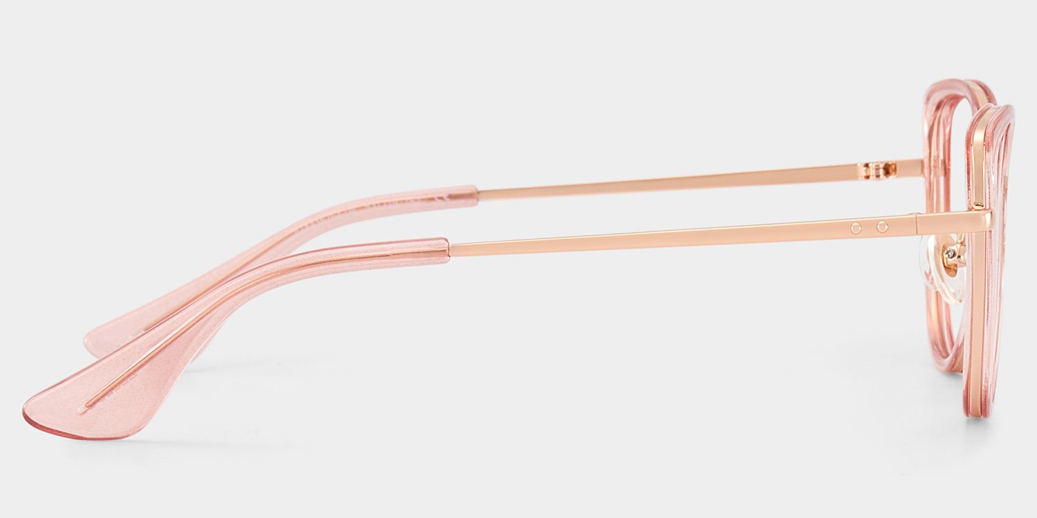 Celine Clear Pink Cat-eye Eyeglass Frames with Bling for Ladies4