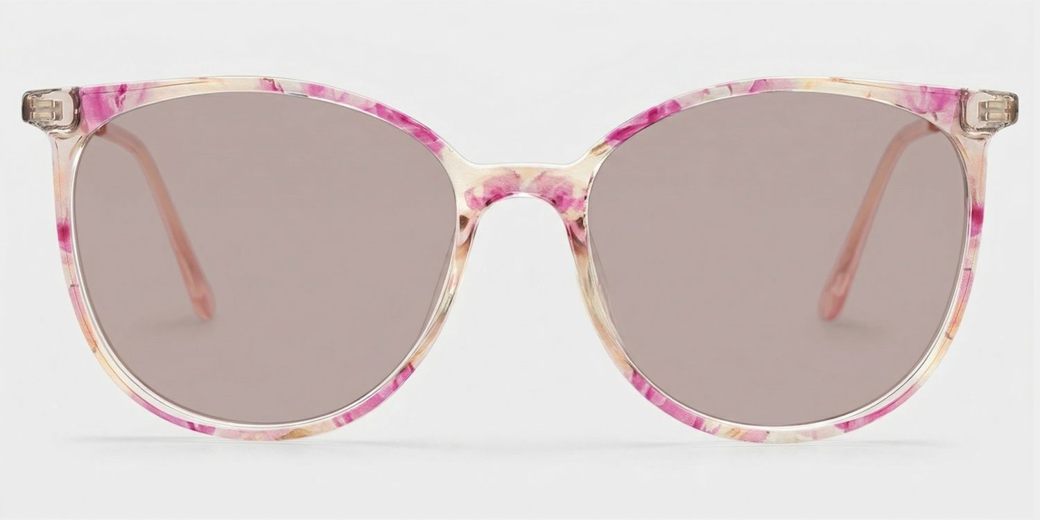 Chanty Round Pink Sunglasses for Women & Men | ZEELOOL UK0
