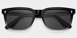 Fletcher Black Rectangle Sunglasses1