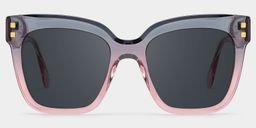 Minguela Gray Pink Square Sunglasses0