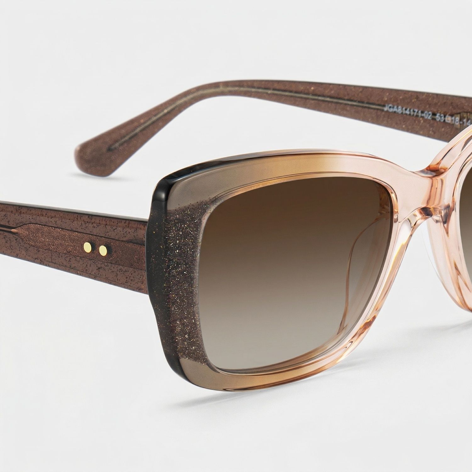 Leona Rectangle Brown Full Rim Sunglasses | ZEELOOL UK4