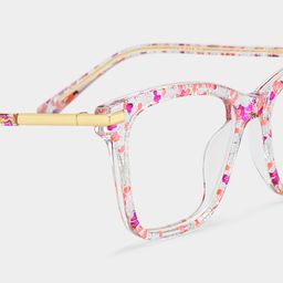 Eliot Pink Rectangle Glasses5