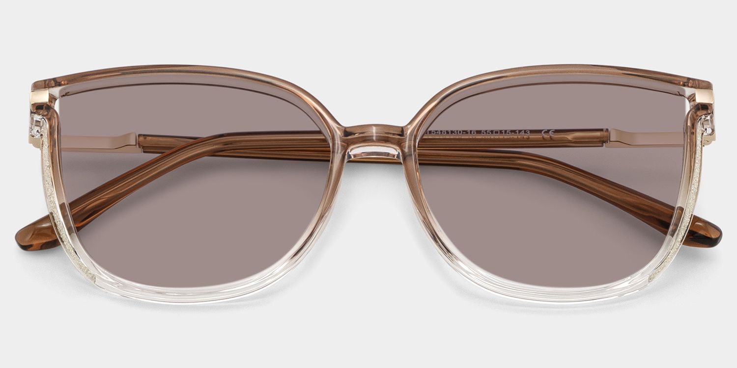 Rodz Brown Square Polarized Sunglasses for Driving | ZEELOOL UK1