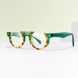 Mastin Tortoise Round Glasses0