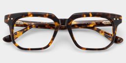 Michael Tortoise Square Glasses2