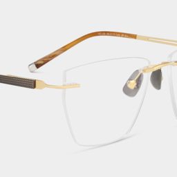 Ella Gold Cat eye Glasses8