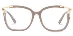Sidibe Khaki Square Glasses0