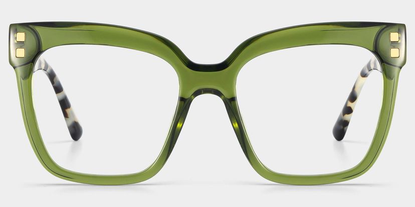 Minguela Green Square Glasses