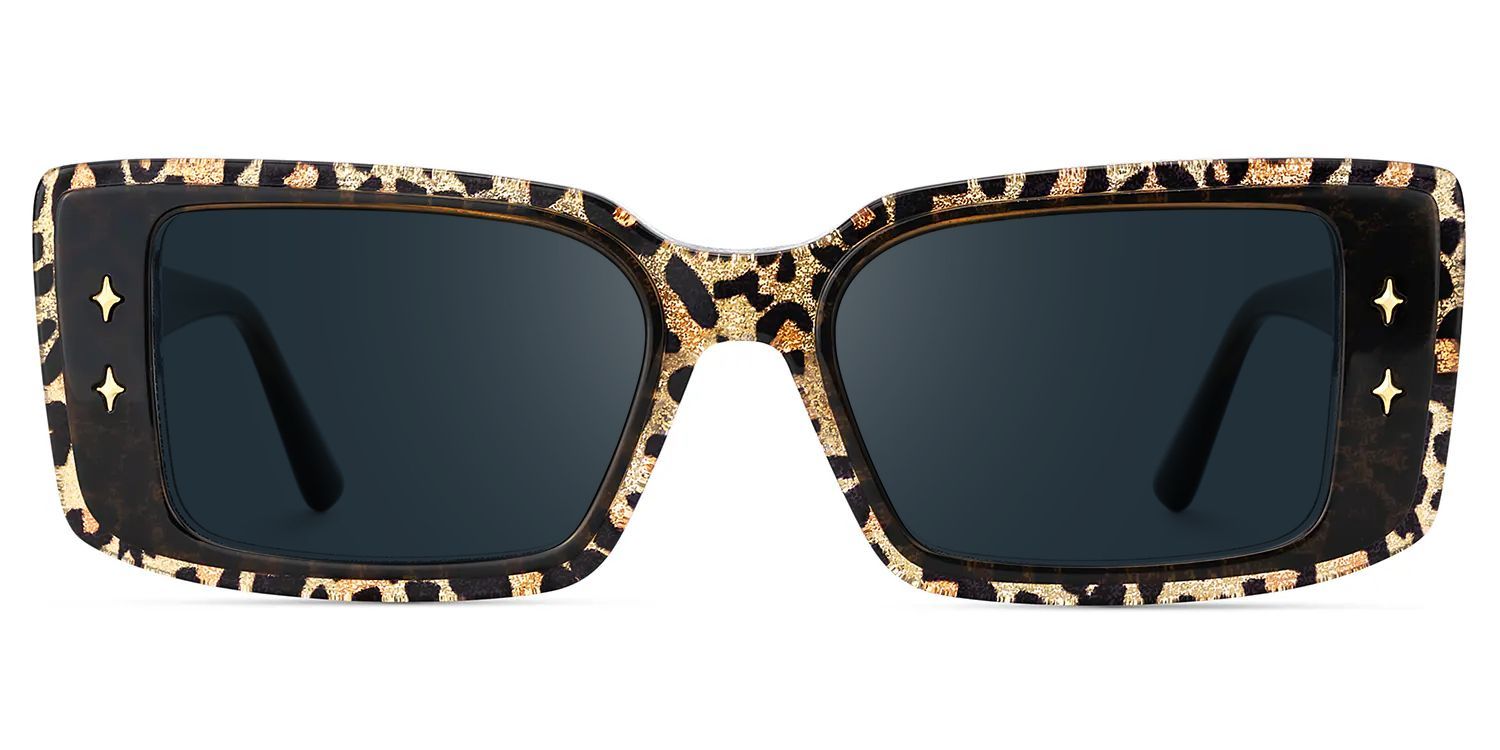 Gleam Acetate Leopard Frame Sunglasses | ZEELOOL UK0