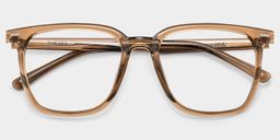 Jude Brown Square Glasses1