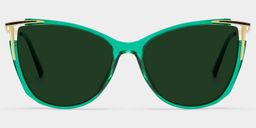 Yomary Green Cat eye Sunglasses0