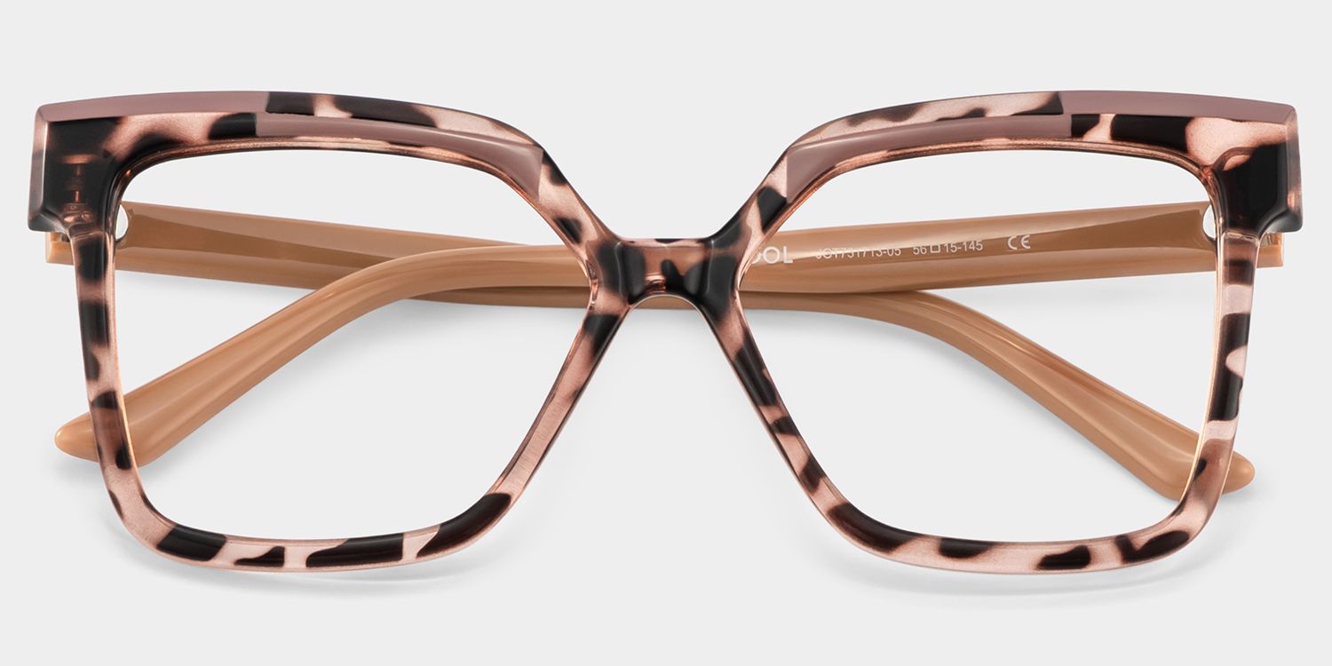 Square Eboney Tortoise Frame Glasses Deals -Zeelool Optical3