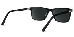 Daniel Black Rectangle Sunglasses3