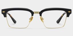 Landon Gold Browline Glasses1