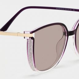 Rodz Purple Clear Square Sunglasses4
