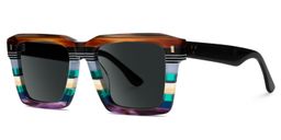 Kenish Multicolor Square Sunglasses1