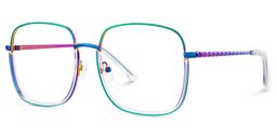 Wade Iridescent Square Glasses3
