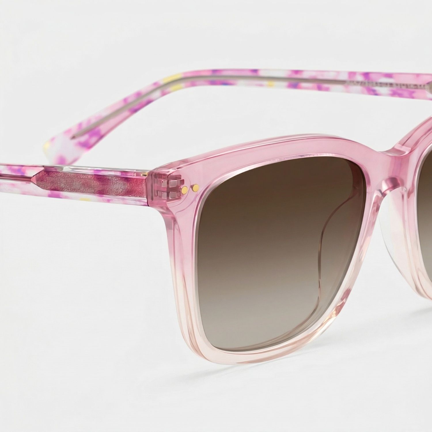 Layla Square Pink Sunglasses for Women & Men | ZEELOOL UK4
