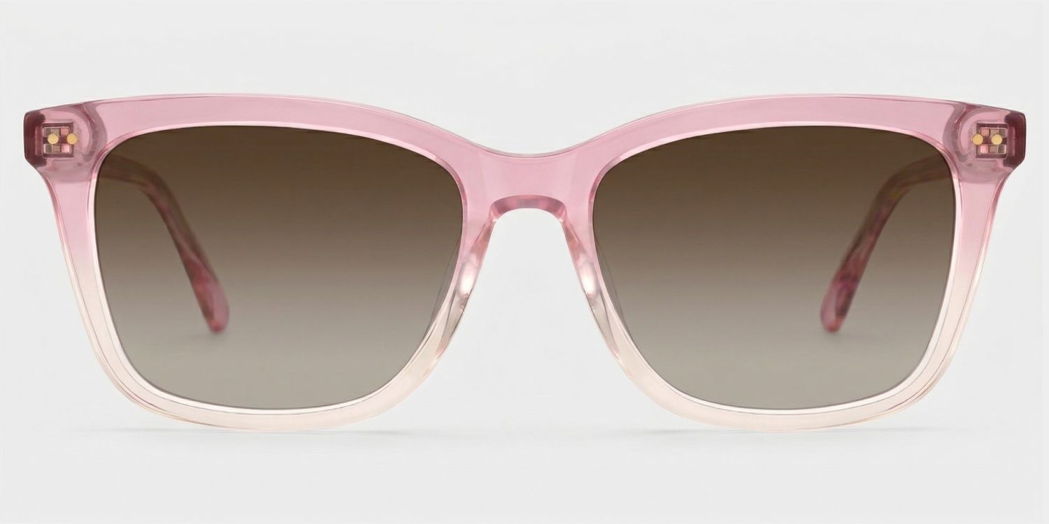 Layla Square Pink Sunglasses for Women & Men | ZEELOOL UK0