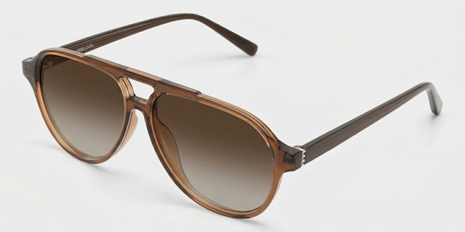 Drew Brown Aviator Sunglasses to Frame Your Face | ZEELOOL UK2