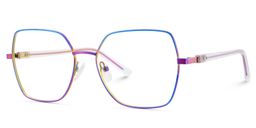 Billie Iridescent Geometric Glasses3