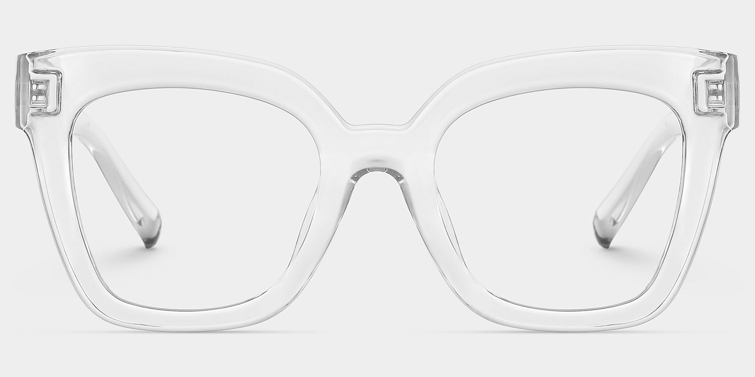 Malcolm Square Clear TR90 Frame Glasses | ZEELOOL UK0