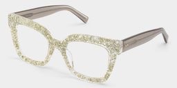Renata Silver Square Glasses3
