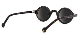 Arale Tortoise Round Sunglasses3