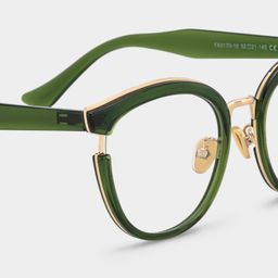 Laraine Green Cat eye Glasses4