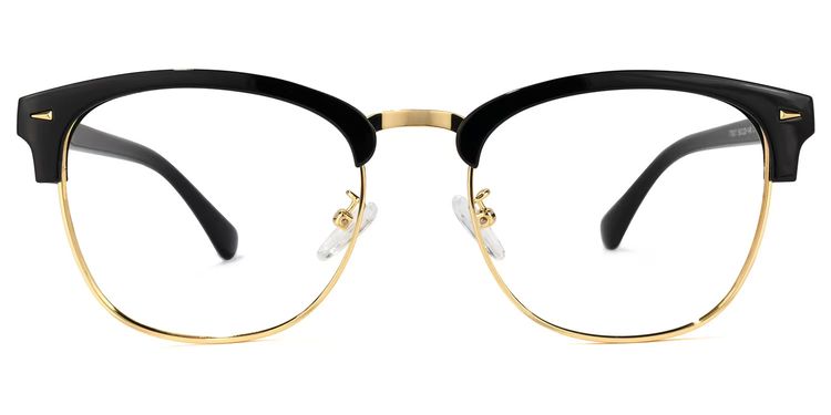 Lasha Black Browline Glasses