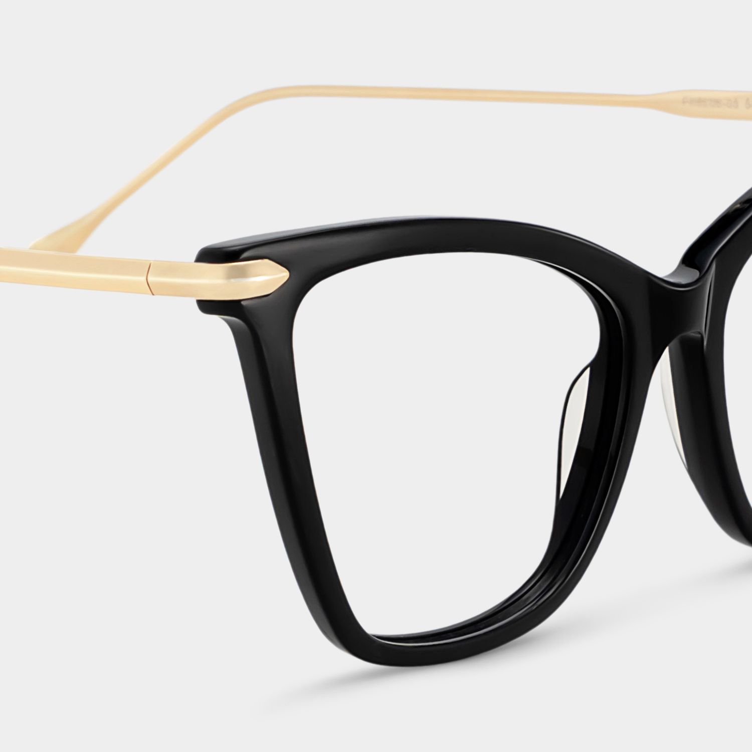 Hilary Butterfly Black Eyeglasses with Oversized Frames4