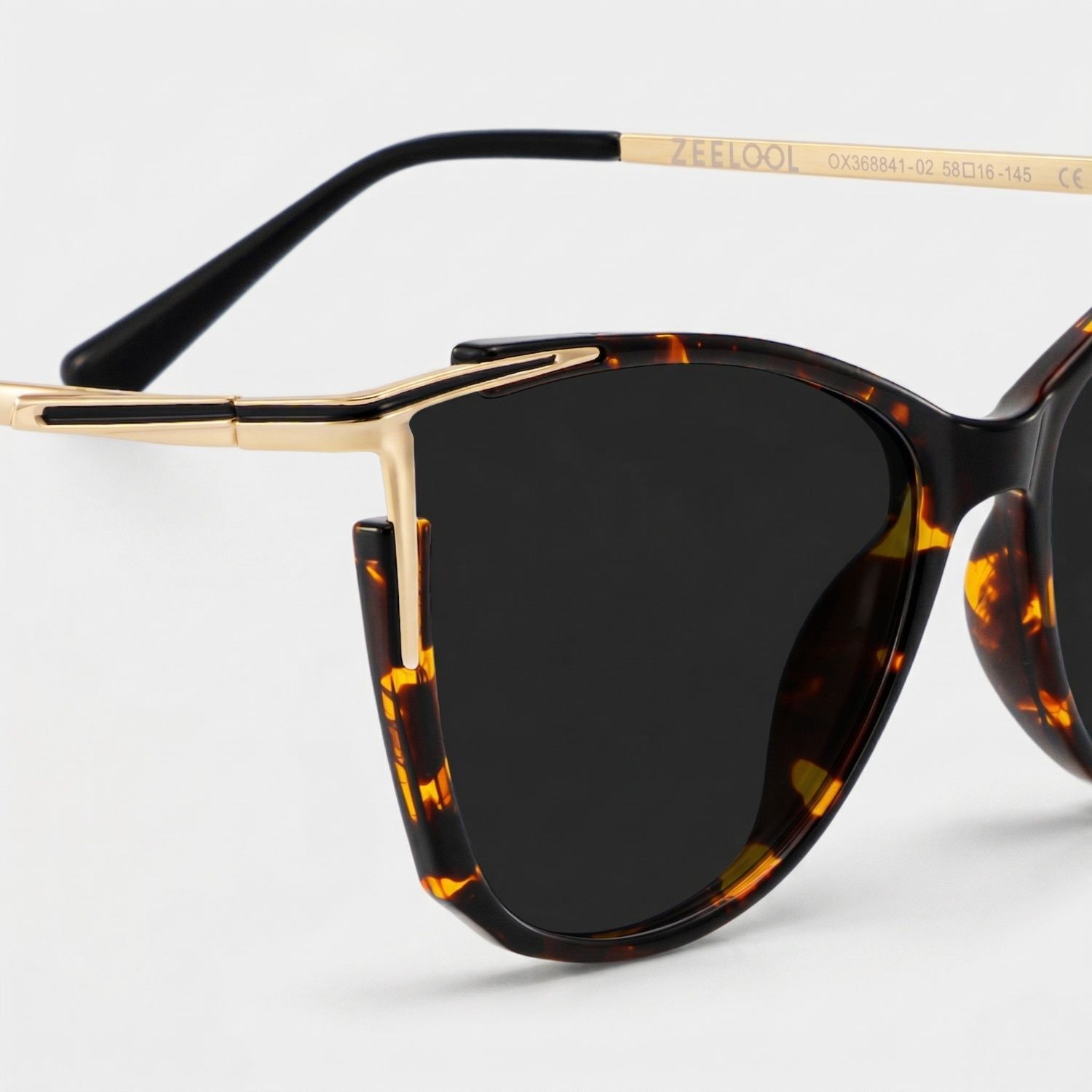 Yomary Tortoise Cat Eye Polarized Sunglasses for Driving | ZEELOOL UK4