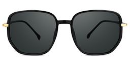 Joana Black Geometric Sunglasses0