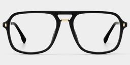 Kilworth Black Aviator Glasses0
