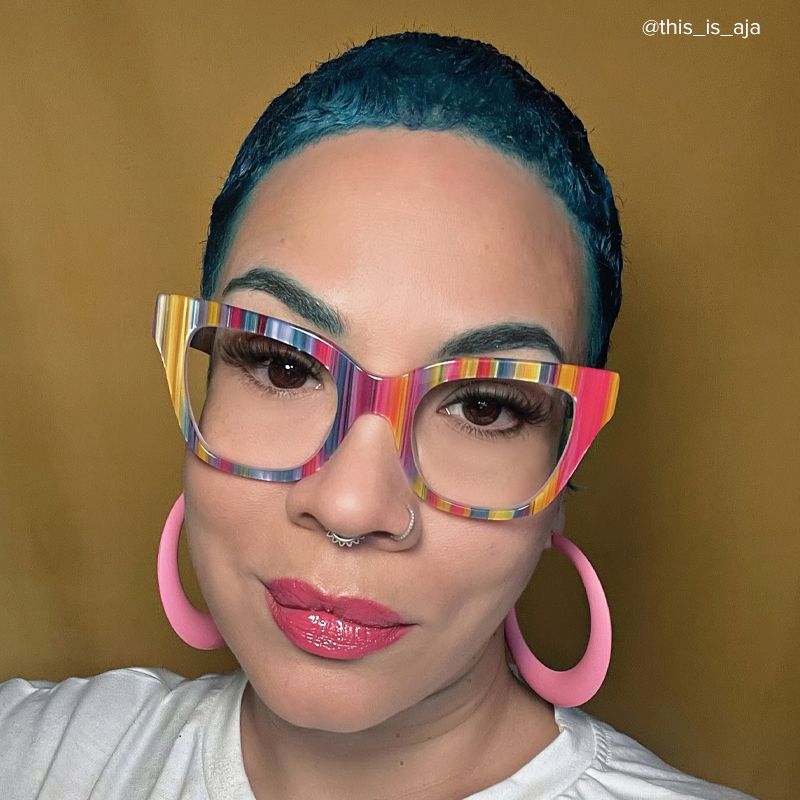 Nereyda Candy Color Eyeglasses Skittles | ZEELOOL UK10
