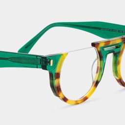 Mastin Tortoise Round Glasses5