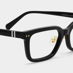 Remy Black Rectangle Glasses7