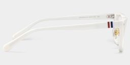 Remy White Rectangle Glasses6