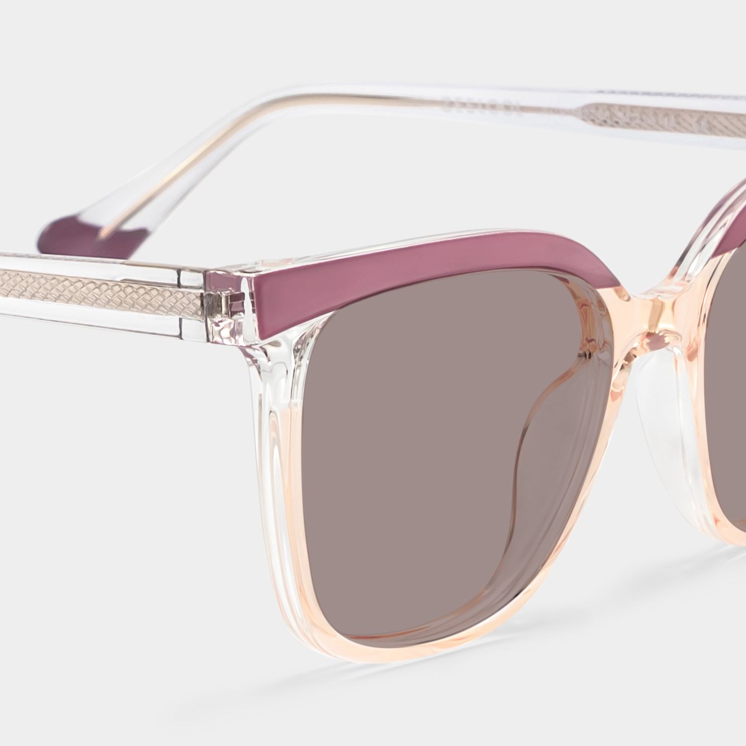 Tawana Cat Eye Sunglasses with Tr90 Purple Frames | ZEELOOL CA4