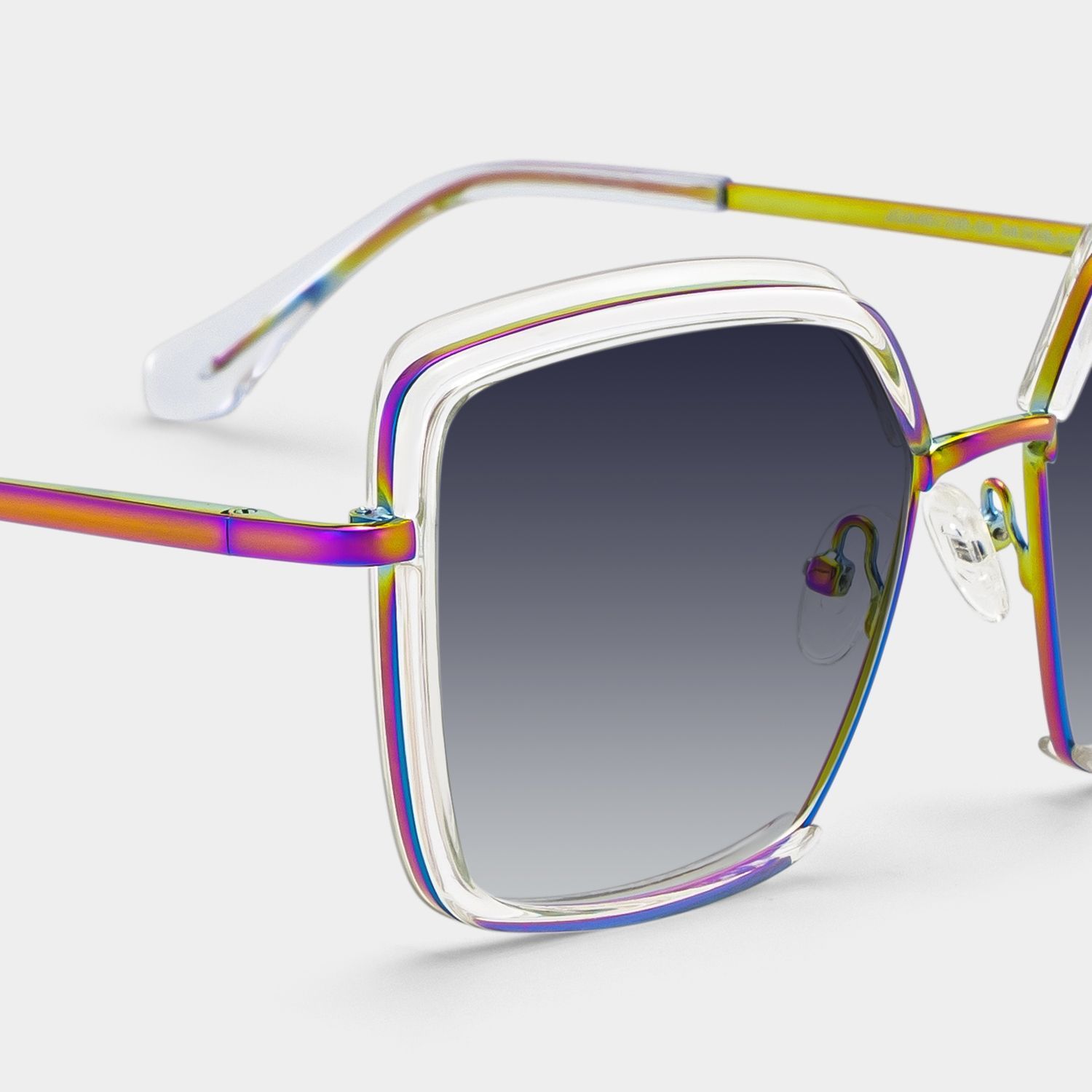 Cordaro Clear Frame Sunglasses with Square Style | ZEELOOL UK4