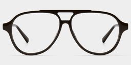 Drew Black Aviator Glasses0