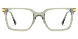 Goveo Green Rectangle Glasses0