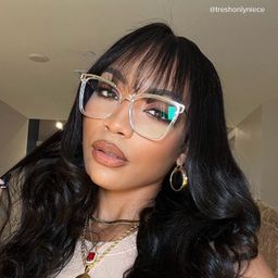 Krystle Clear Square Glasses9