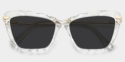 Juliet Clear Rectangle Sunglasses1