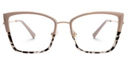 Mariie Two-Tone Butterfly Glasses0