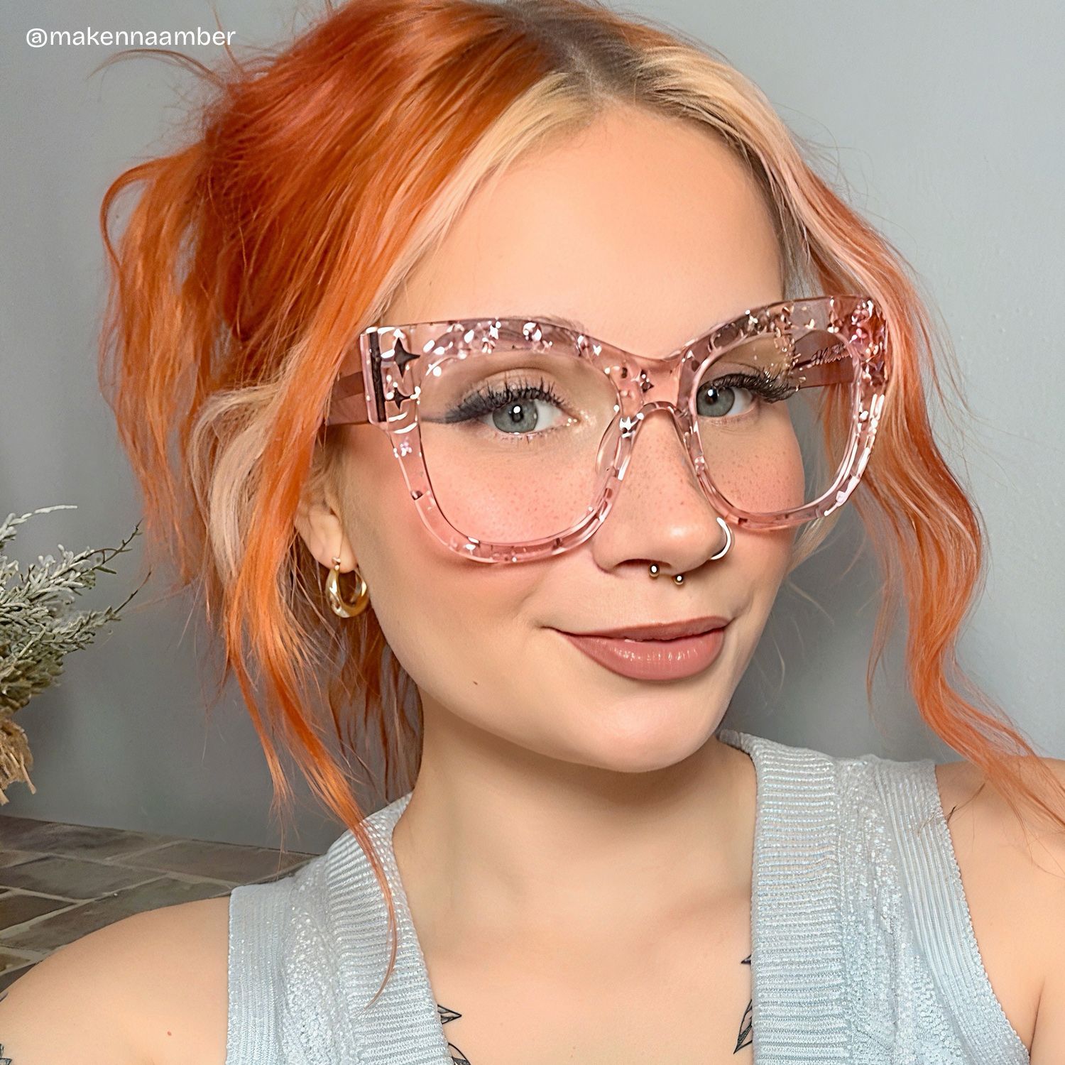Designer Minfia Eyeglasses Pink Frames Glasses6