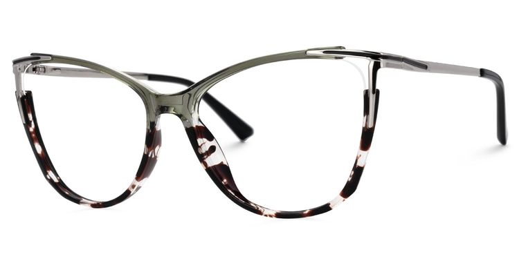 Yomary Two-Tone Cat eye Glasses
