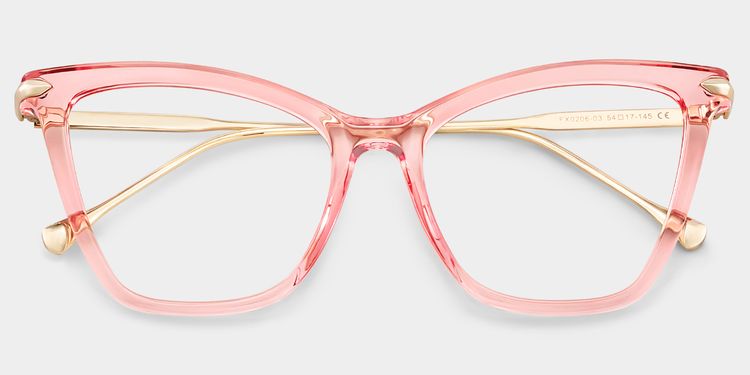 Hilary Pink Butterfly Glasses