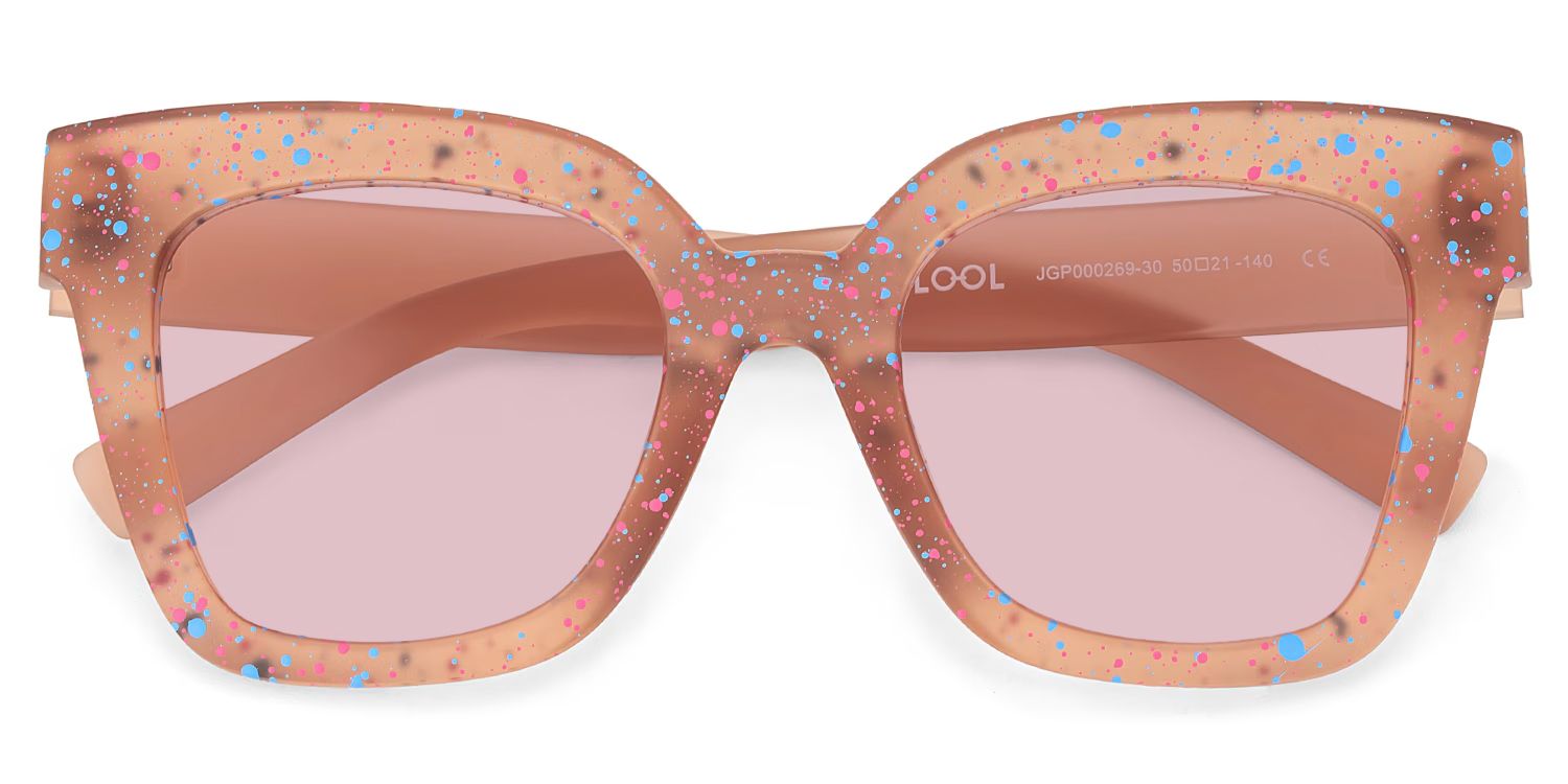 Malcolm Square Matte Brown Sunglasses for Women & Men | ZEELOOL UK1