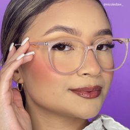 Chanty Pink Round Glasses11